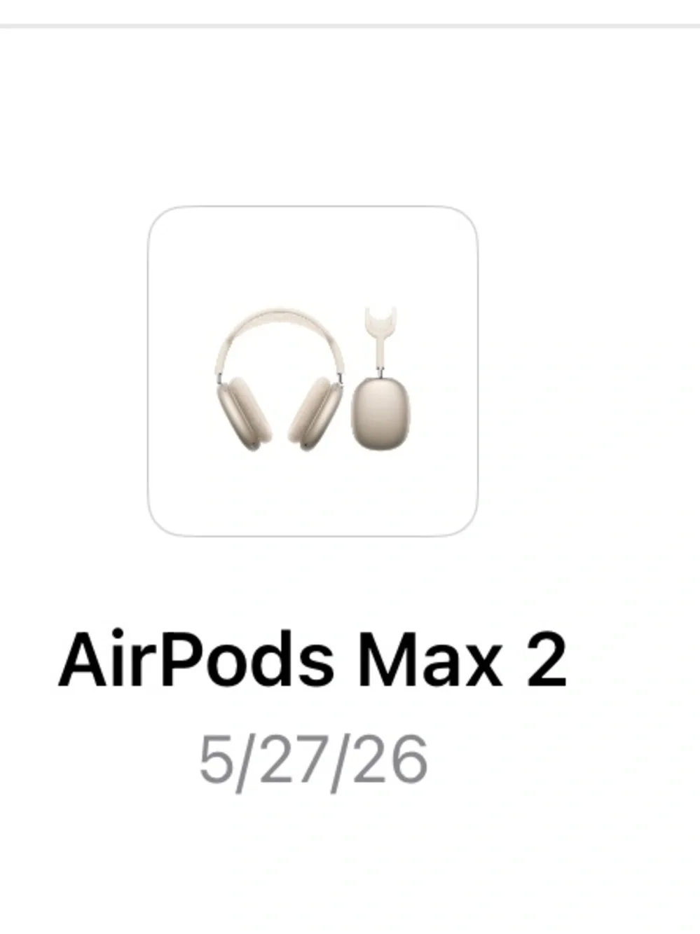 Apple AirPods Max - Silver/Cream Wireless Over-Ear Headphones